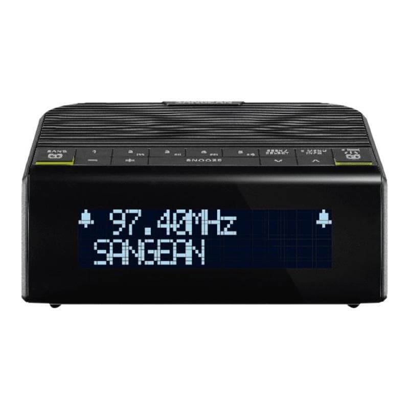 SANGEAN DCR-90 BT Radiowecker DAB+, UKW Bluetooth® Weckfunktion Schwarz