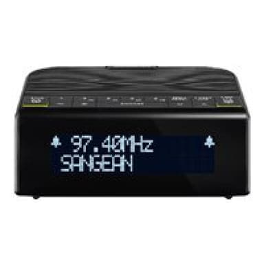 SANGEAN DCR-90 BT Radiowecker DAB+, UKW Bluetooth® Weckfunktion Schwarz