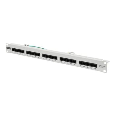 DIGITUS PatchPanel Cat.3 ISDN 25 Port 19″ DN-91325-1