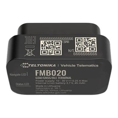 TELTONIKA FMB020 GPS tracker Car Black