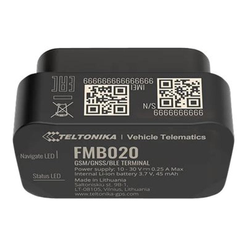 TELTONIKA FMB020 GPS tracker Car Black