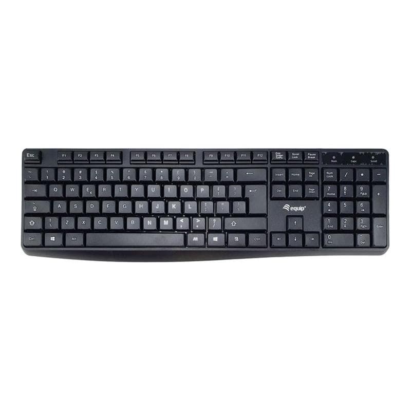EQUIP Kabelgebundene USB Keyboard schwarz,US Layout