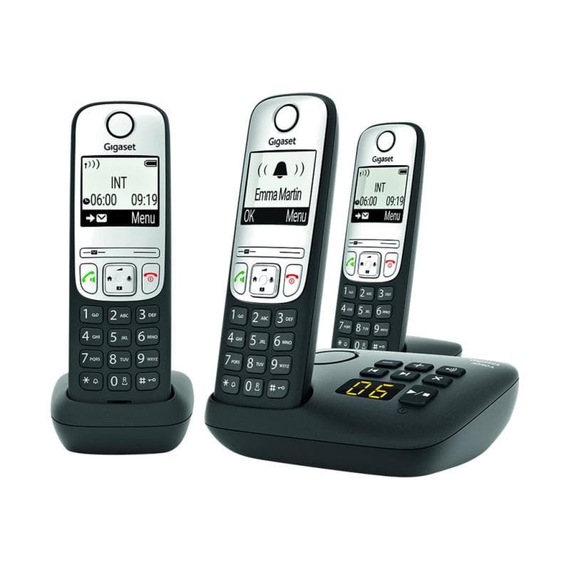 GIGASET AS690A Trio schwarz int.