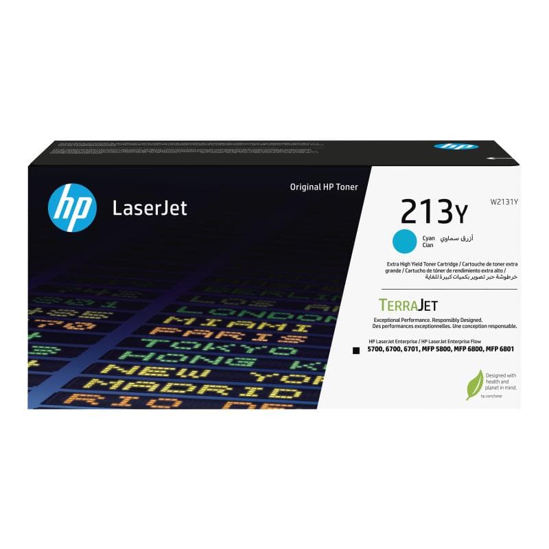 HP 213Y Cyan LaserJet Tonerpatrone