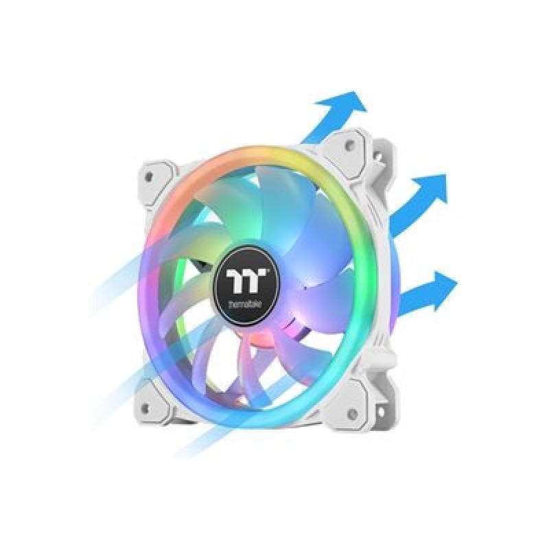 THERMALTAKE SWAFAN 12 RGB Radiator Fan TT Premium Edition White (3-Fan Pack) (weiß, 3er Pack, inkl.