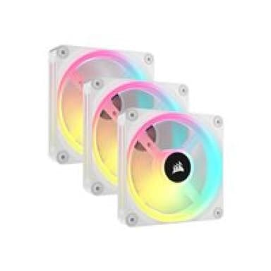 CORSAIR iCUE LINK QX120 RGB 120-mm-PWM-Lüfter (weiß, Starter-Kit)