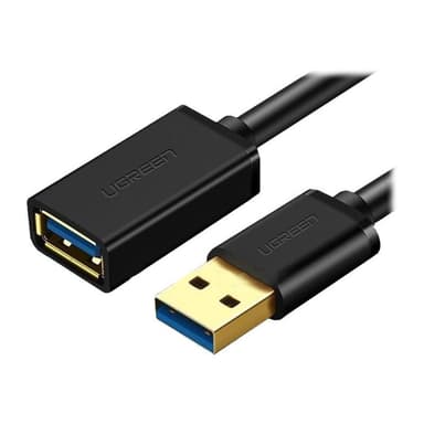 UGREEN 3.0 USB Kabel zu USB Buchse 3m Verlängerung, schwarz