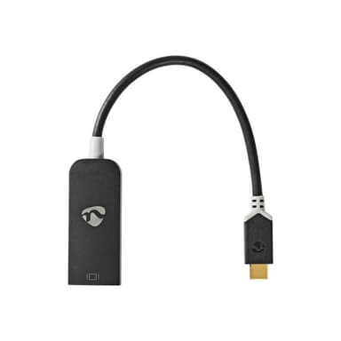 NEDIS USB-Adapter USB 3.2 Gen1 - USB-C? Stecker, DisplayPort Buchse, 0.20 m, rund, vergoldet, PVC, g