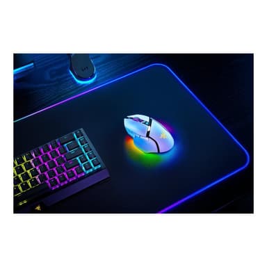 RAZER Basilisk V3 Pro kabellose Gaming Maus Mercury - 13-Zonen-Chroma-Beleuchtung und HyperScroll-Ne