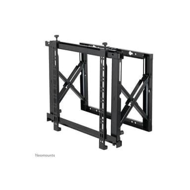 NEOMOUNTS Push-to-Pop-Out Videowall-Wandhalterung für 42-70″ Bildschirme - Schwarz