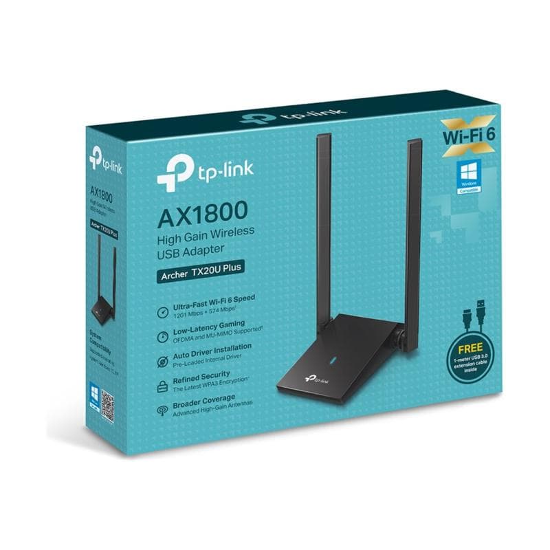 TP-LINK AX1800 High Gain Dual Band Wi-Fi 6 USB Adapter
