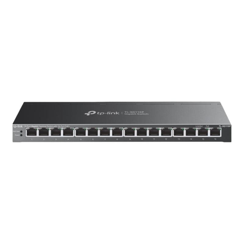 TP-LINK 16-Port Gigabit Desktop Switch with 16-Port PoE+