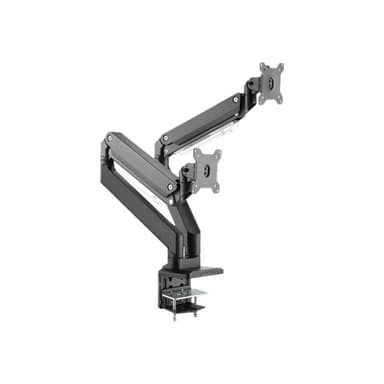 DIGITUS Dual Monitorhalter 2x 15 kg max., sw 1 Stück