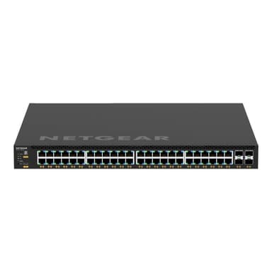 NETGEAR M4350-48G4XF (GSM4352)-48x1G PoE+ (236W base, up to 1,440W) and 4xSFP+ Managed Switch