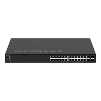NETGEAR M4350-24G4XF (GSM4328)-24x1G PoE+ (648W base, up to 720W) and 4xSFP+ Managed Switch