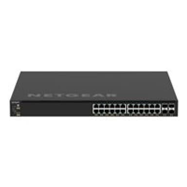 NETGEAR M4350-24G4XF (GSM4328)-24x1G PoE+ (648W base, up to 720W) and 4xSFP+ Managed Switch