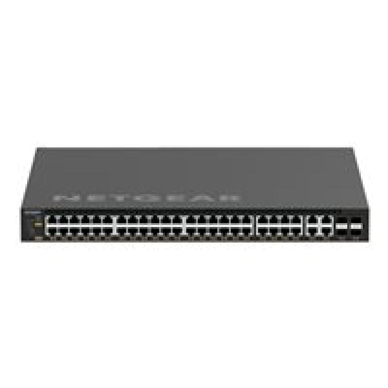NETGEAR M4350-44M4X4V (MSM4352)-44x2.5G, 4x10G/Multi-gig PoE++ (194W base, up to 3,314W) and 4xSFP28