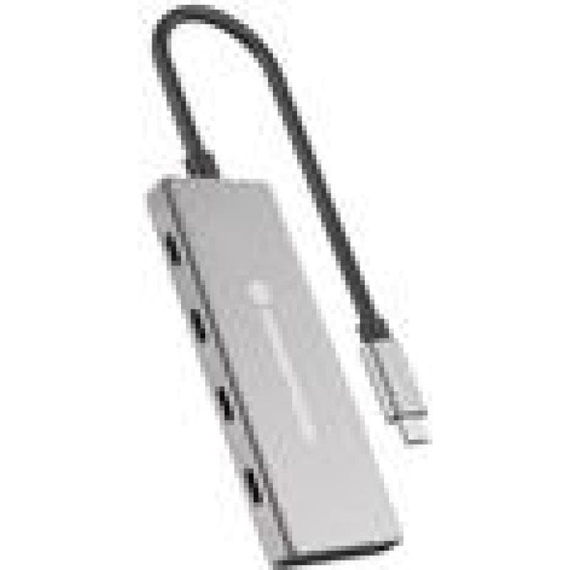CONCEPTRONIC Dock USB-C->4x USB-C 100WPD o.Netzteil 0.25m gr