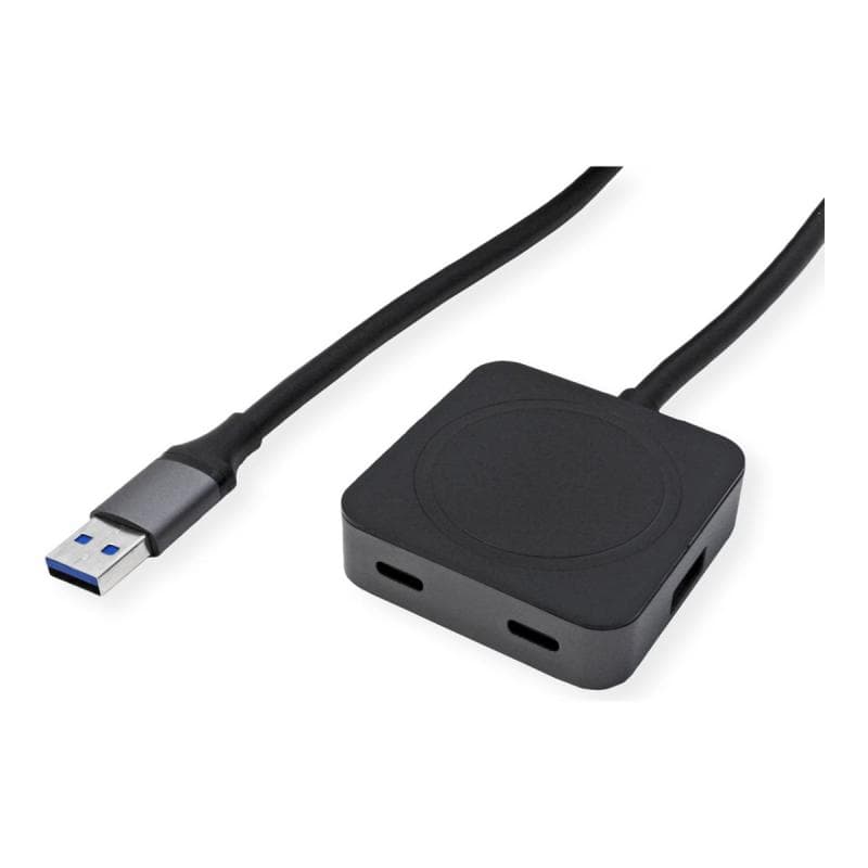 VALUE USB3.2 Gen1 Hub 2xA+ 2xC mit Verlängerungskabel 5m