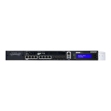 QNAP QuCPE-7012-D2146NT-32G Intel Xeon D-2146NT 8x2.5GbE RJ45 ports and 4x10GbE SFP+ ports 1x networ