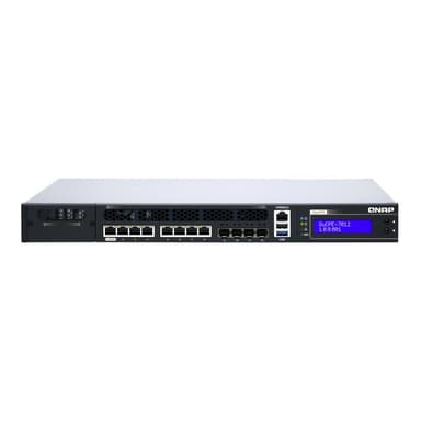 QNAP QuCPE-7012-D2146NT-32G Intel Xeon D-2146NT 8x2.5GbE RJ45 ports and 4x10GbE SFP+ ports 1x networ