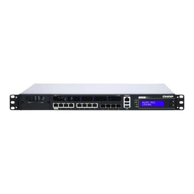 QNAP QuCPE-7012-D2146NT-32G Intel Xeon D-2146NT 8x2.5GbE RJ45 ports and 4x10GbE SFP+ ports 1x networ