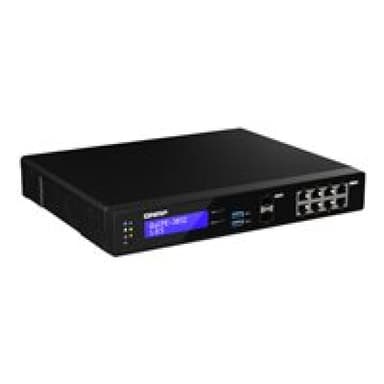 QNAP QuCPE-3032-C3558R-8G Intel Atom C3558R 8x2.5GbE RJ45 ports and 2x10GbE SFP+ ports 2xM.2 2280 NV