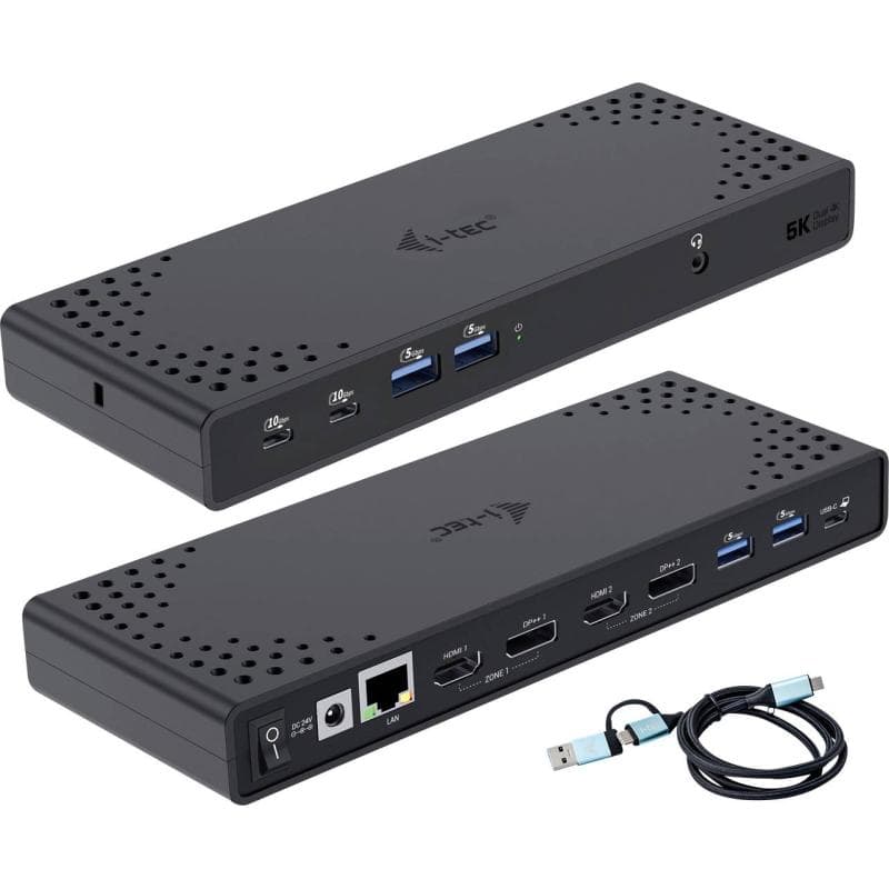 I-TEC USB 3.0/USB-C/Thunderbolt 3 Dualdock