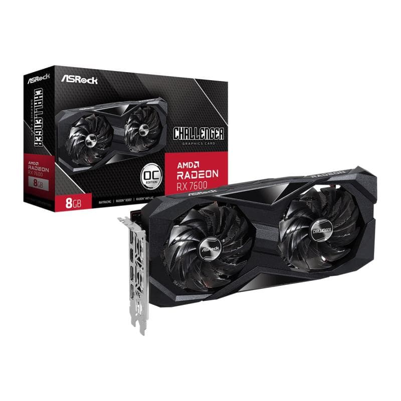 ASROCK Radeon RX 7600 Challenger 8GO OC 8GB