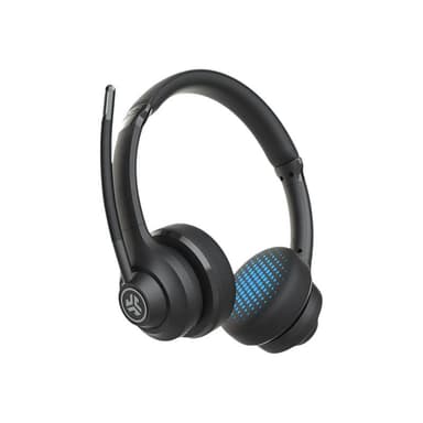 JLAB GO Work Wireless Bluetooth On-Ear Headset 45 Stunden Spielzeit, Eingebautes Mikrofon