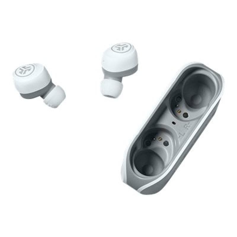 JLAB GO Air True Wireless Earbuds weiß - in-Ear-Kopfhörer (20 Stunden Akkulaufzeit, eingebautes Mikr
