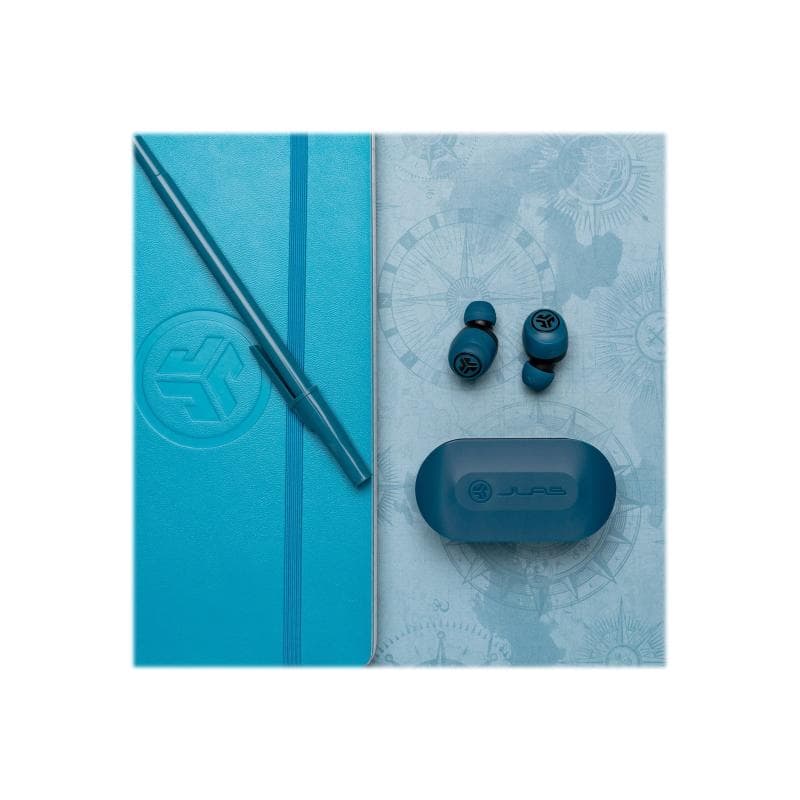 JLAB GO Air True Wireless Earbuds blau - in-Ear-Kopfhörer (20 Stunden Akkulaufzeit, eingebautes Mikr