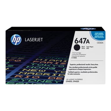HP 647A Schwarz LaserJet Tonerpatrone (CE260A)