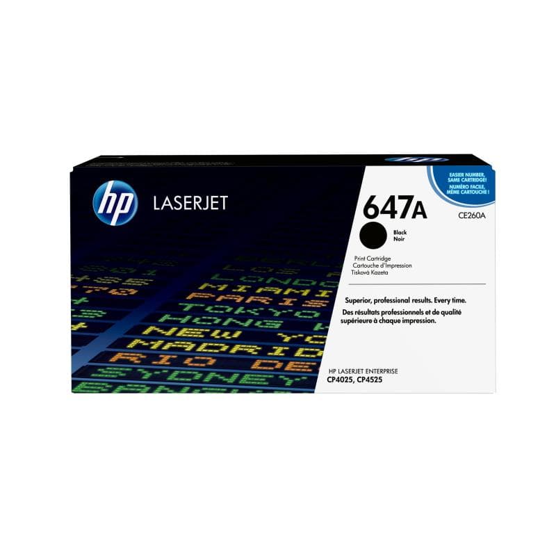 HP 647A Schwarz LaserJet Tonerpatrone (CE260A)