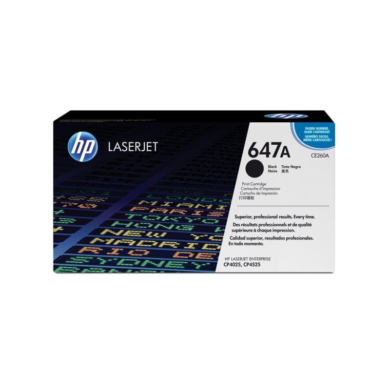 HP 647A Schwarz LaserJet Tonerpatrone (CE260A)