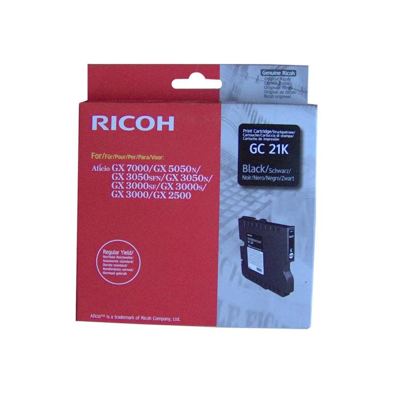 RICOH GC 21K Schwarz Tintenpatrone