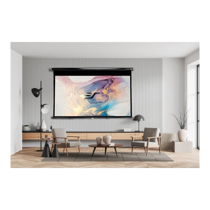ELITE SCREENS Rollo Beamerleinwand  16:9 204*115cm MaxWhite