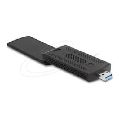 DELOCK Wi-Fi 6 Dualband WLAN USB Adapter AX1800 (1201 + 574 Mbps)