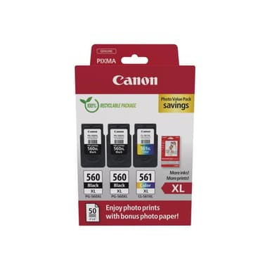 CANON PG-560 XL x2 / CL-561 XL Photo Value Pack