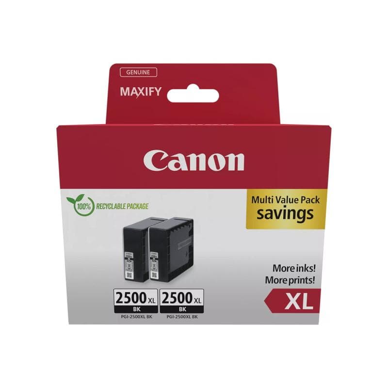CANON PGI-2500 XL BK schwarz Twin Pack