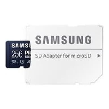 SAMSUNG PRO Ultimate 256 GB microSD-Speicherkarte mit SD-Karten-Adapter
