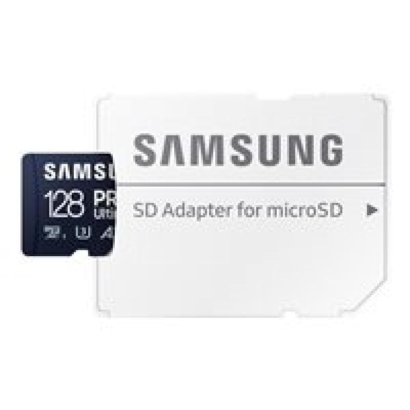 SAMSUNG PRO Ultimate 128 GB microSD-Speicherkarte mit SD-Karten-Adapter
