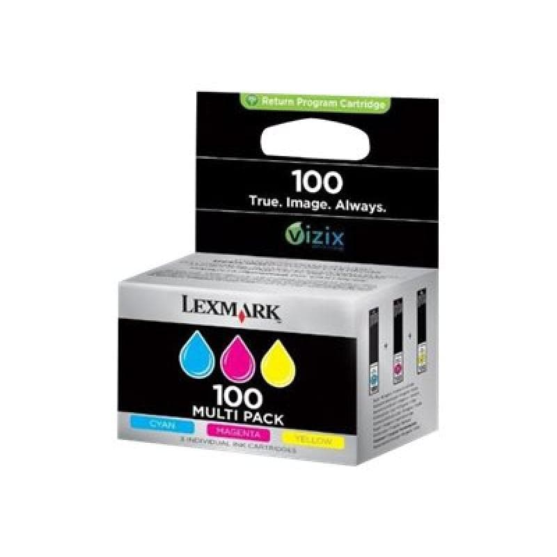 LEXMARK Cartridge No. 100 Gelb, Cyan, Magenta Tintenpatrone LCCP, LRP