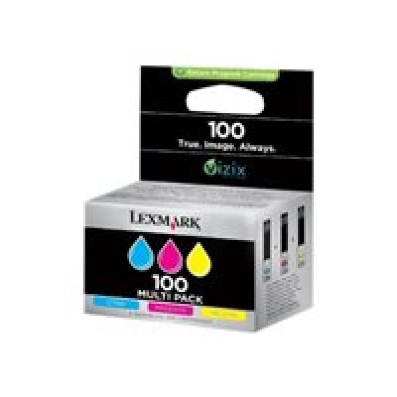 LEXMARK Cartridge No. 100 Gelb, Cyan, Magenta Tintenpatrone LCCP, LRP