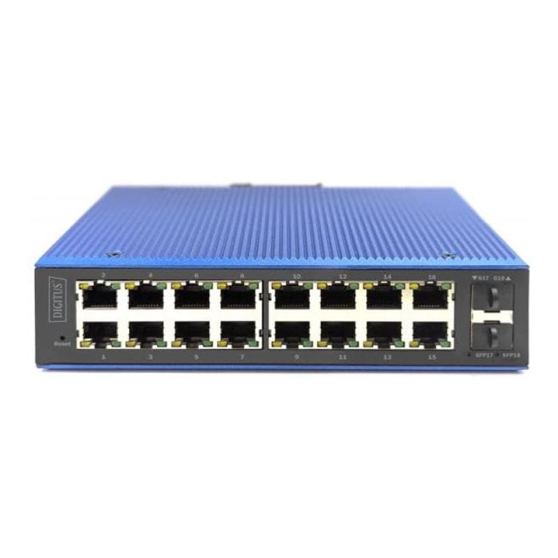 DIGITUS Switch 16+2 -Port L2 managed Gigabit