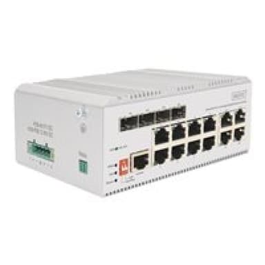 DIGITUS Switch 8 Port Gigabit L2 managed 4 SFP Uplink