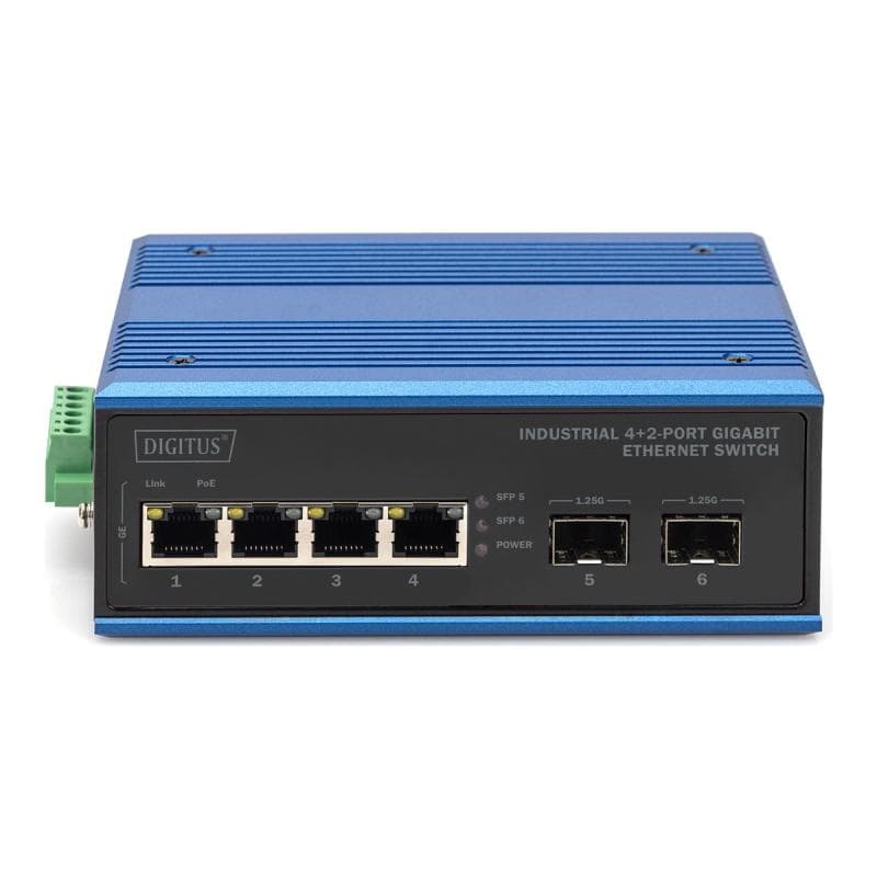 DIGITUS Switch 4+2 -Port Gigabit  Ethernet