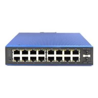 DIGITUS Switch 16+2-Port L2 managed  Gigabit Ethernet PoE