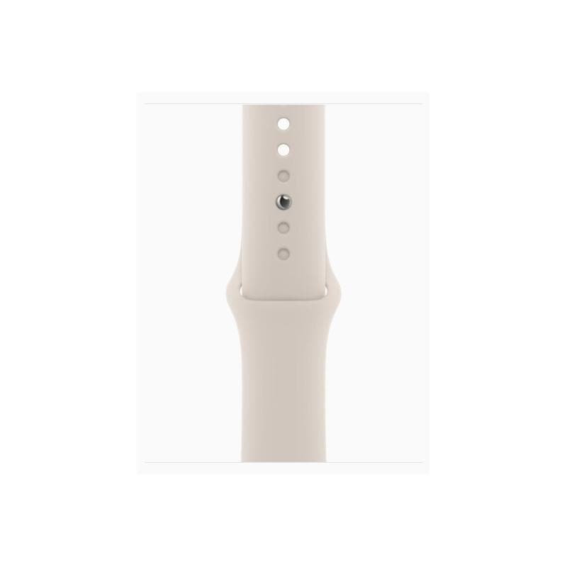 APPLE Watch Series 9 GPS 41mm Aluminium Polarstern Sportarmband Polarstern - S/M