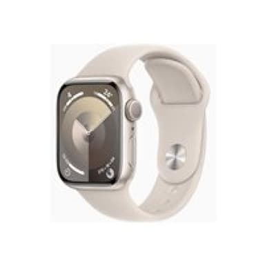APPLE Watch Series 9 GPS 41mm Aluminium Polarstern Sportarmband Polarstern - S/M